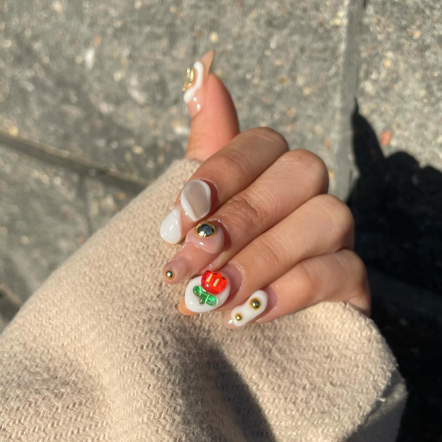 Artistic Floral Nails