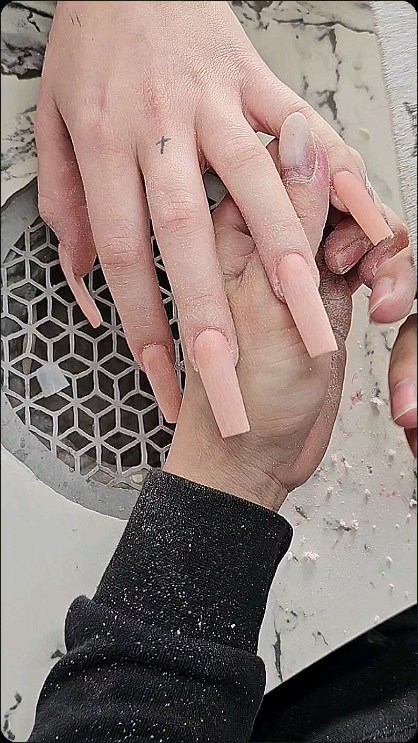 Nude Acrylic Nails
