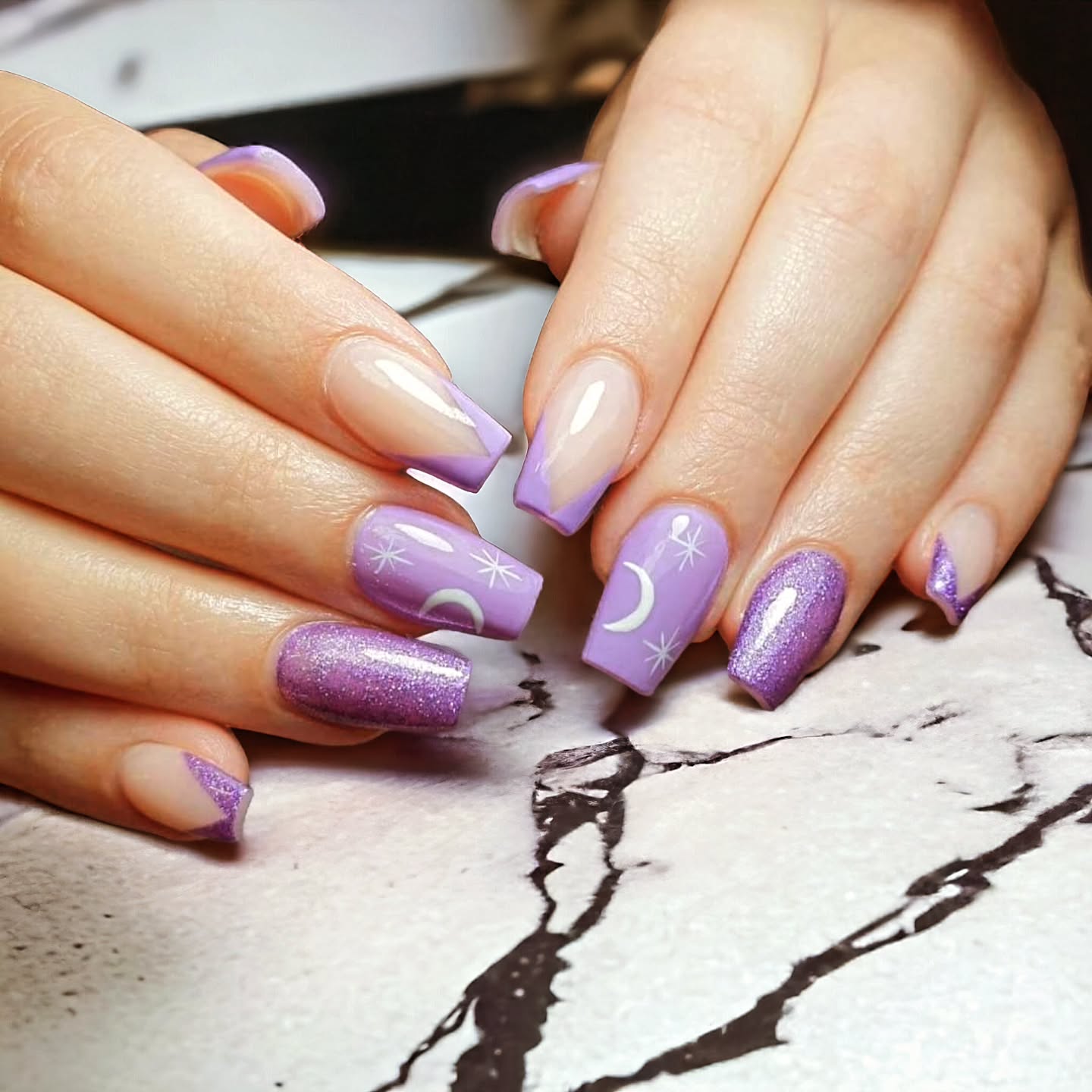 Lavender Delight Nails