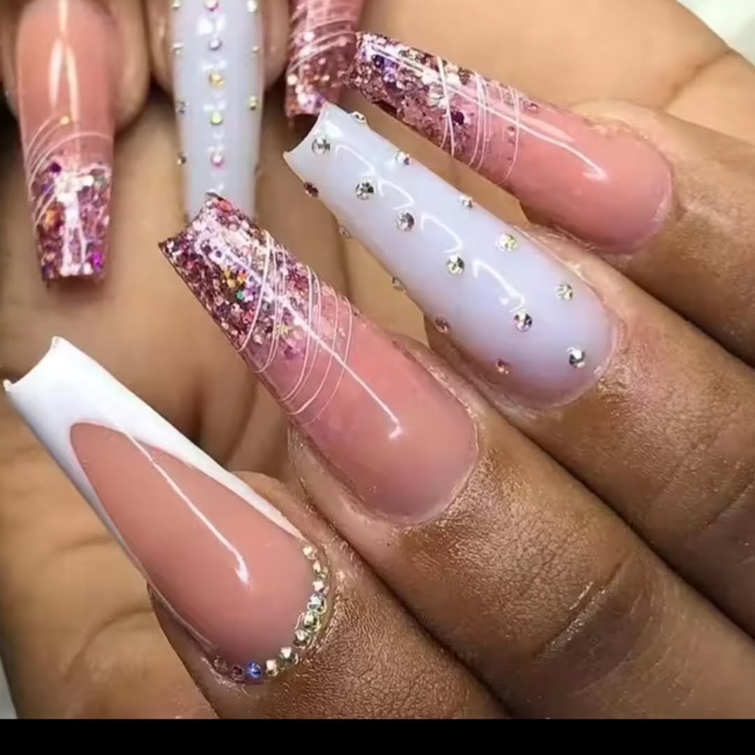 Glamorous Nail Art Design