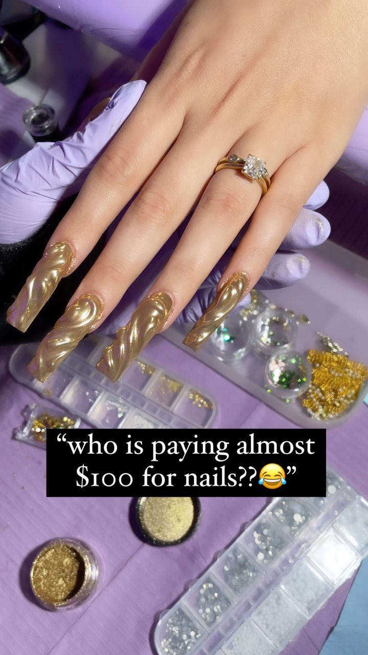Unique Twisted Nail Design