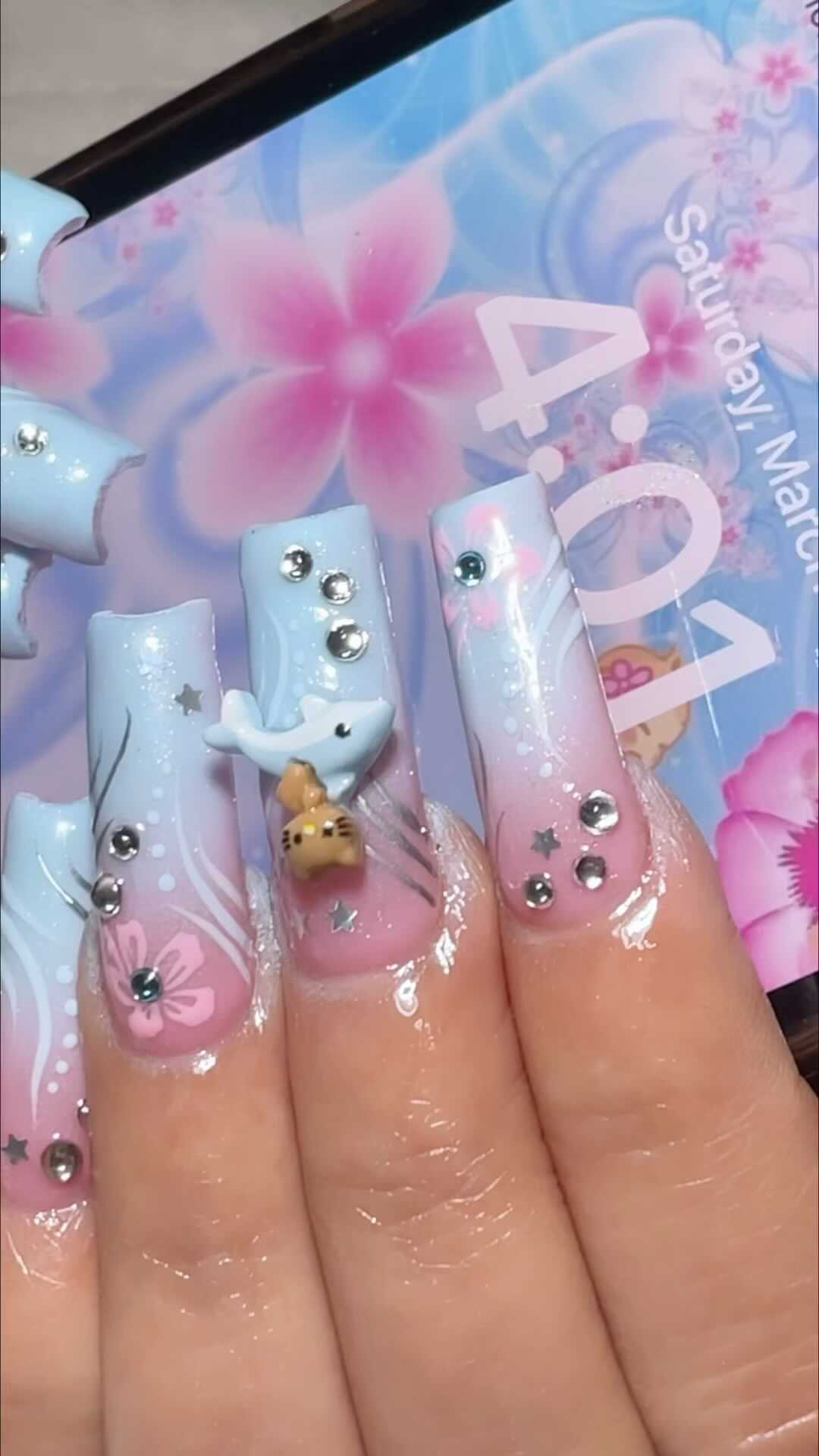 Elegant Ombre Nail Art