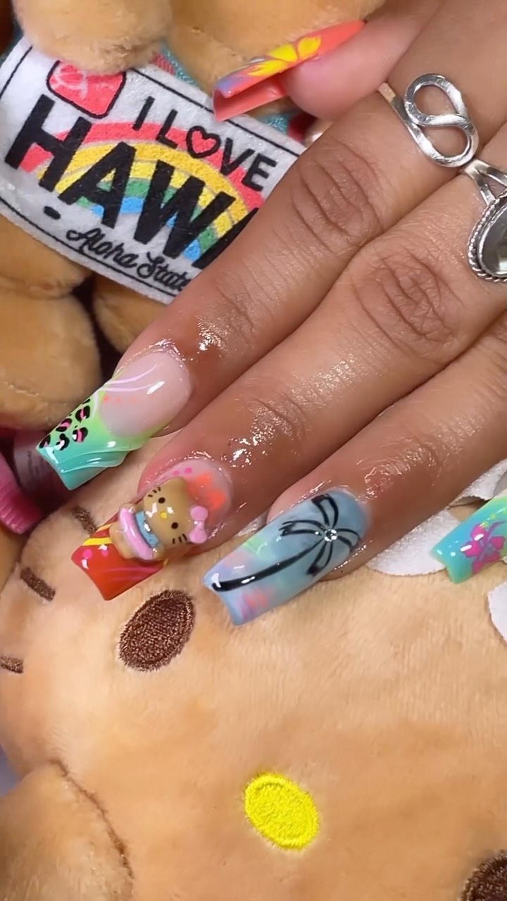 Colorful Artistic Nails