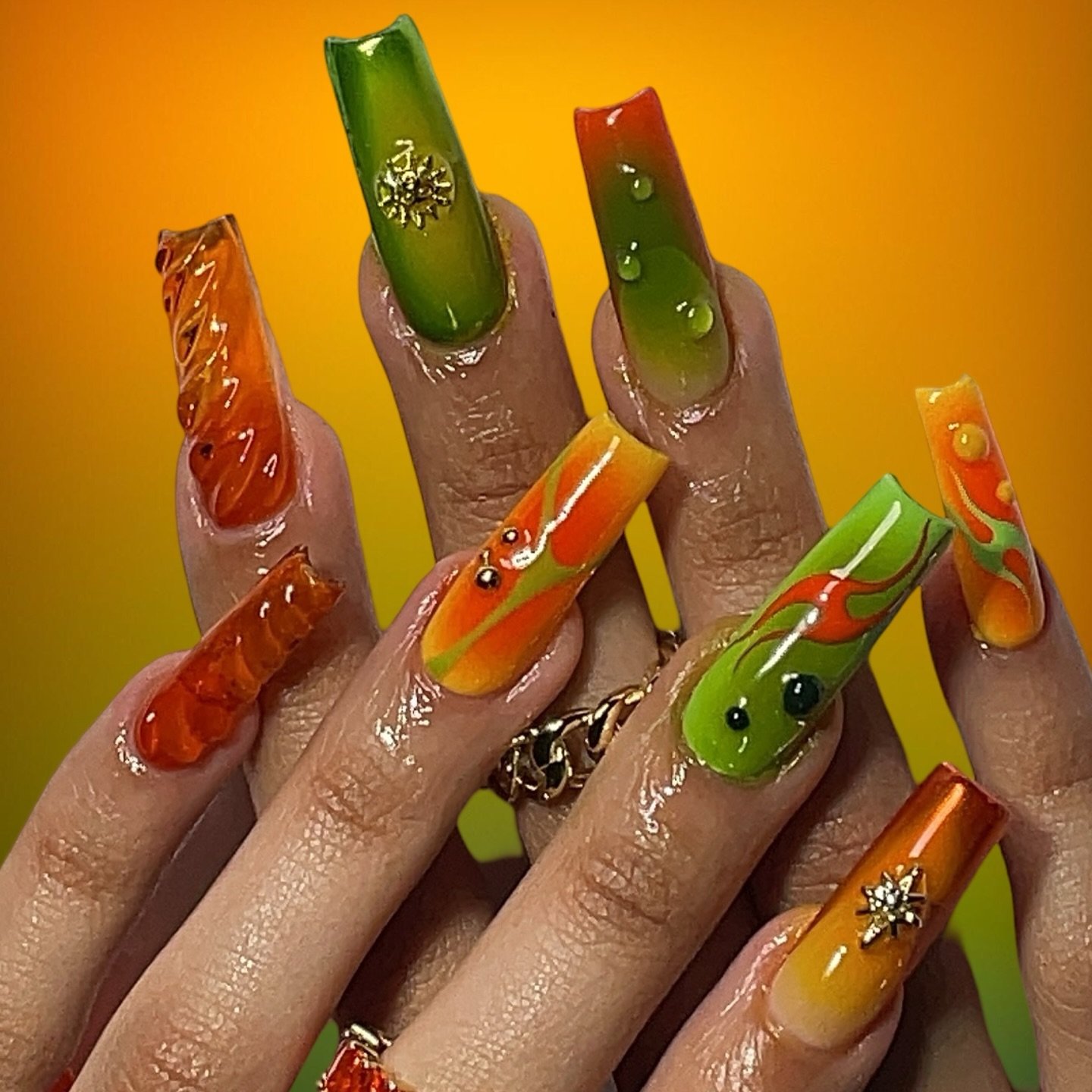 Colorful Nail Art