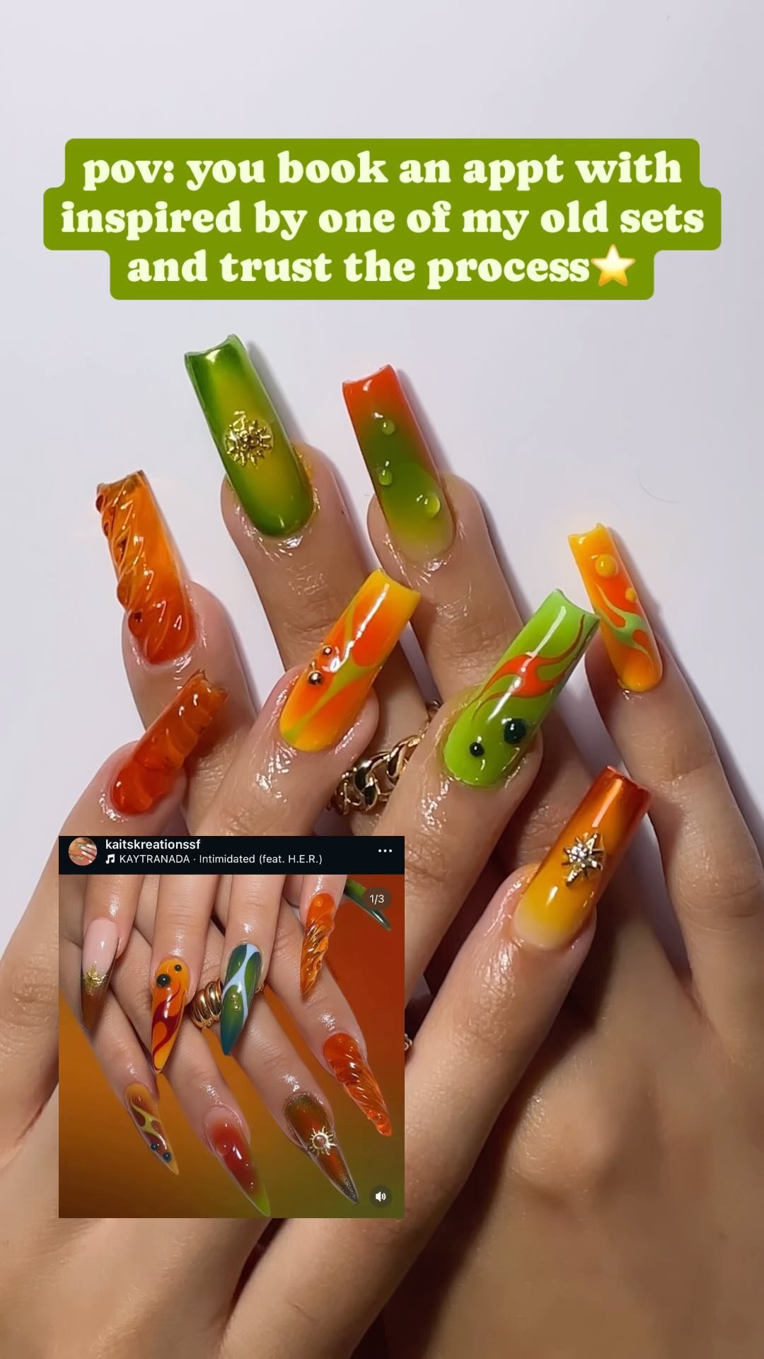 Colorful Artistic Nails
