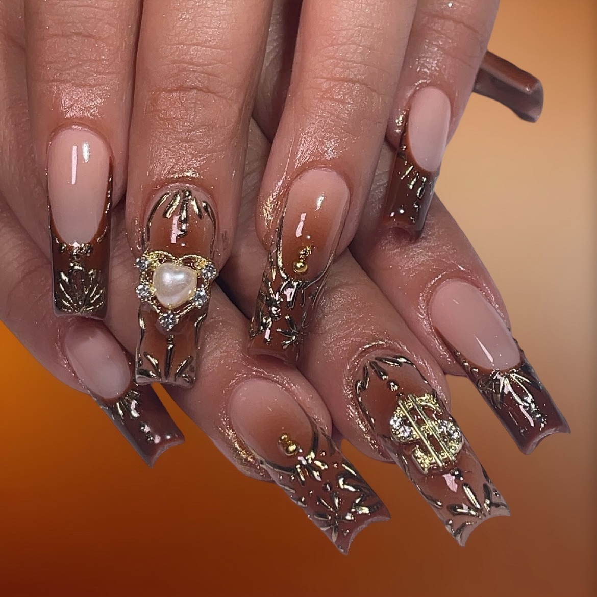 Elegant Artistic Nail Design
