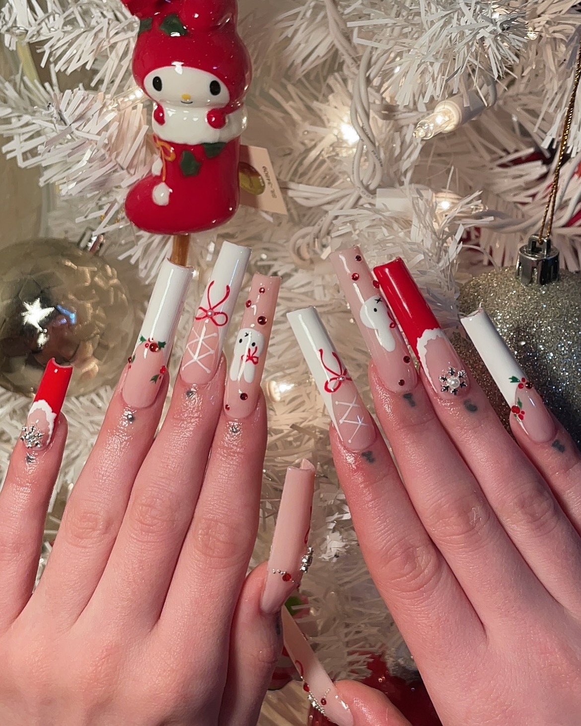 Festive Holiday Nail Art