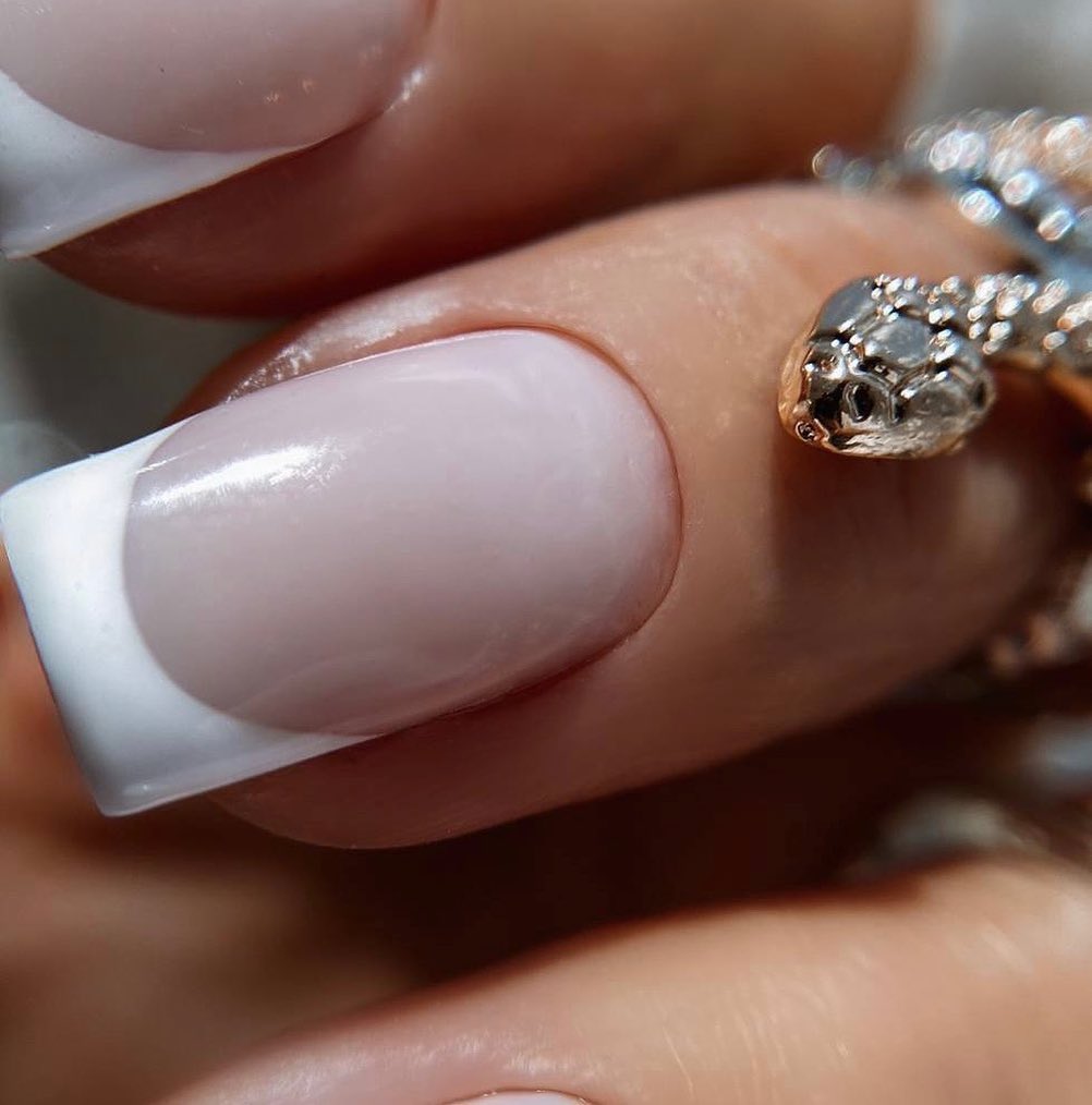 Elegant French Tip Nails