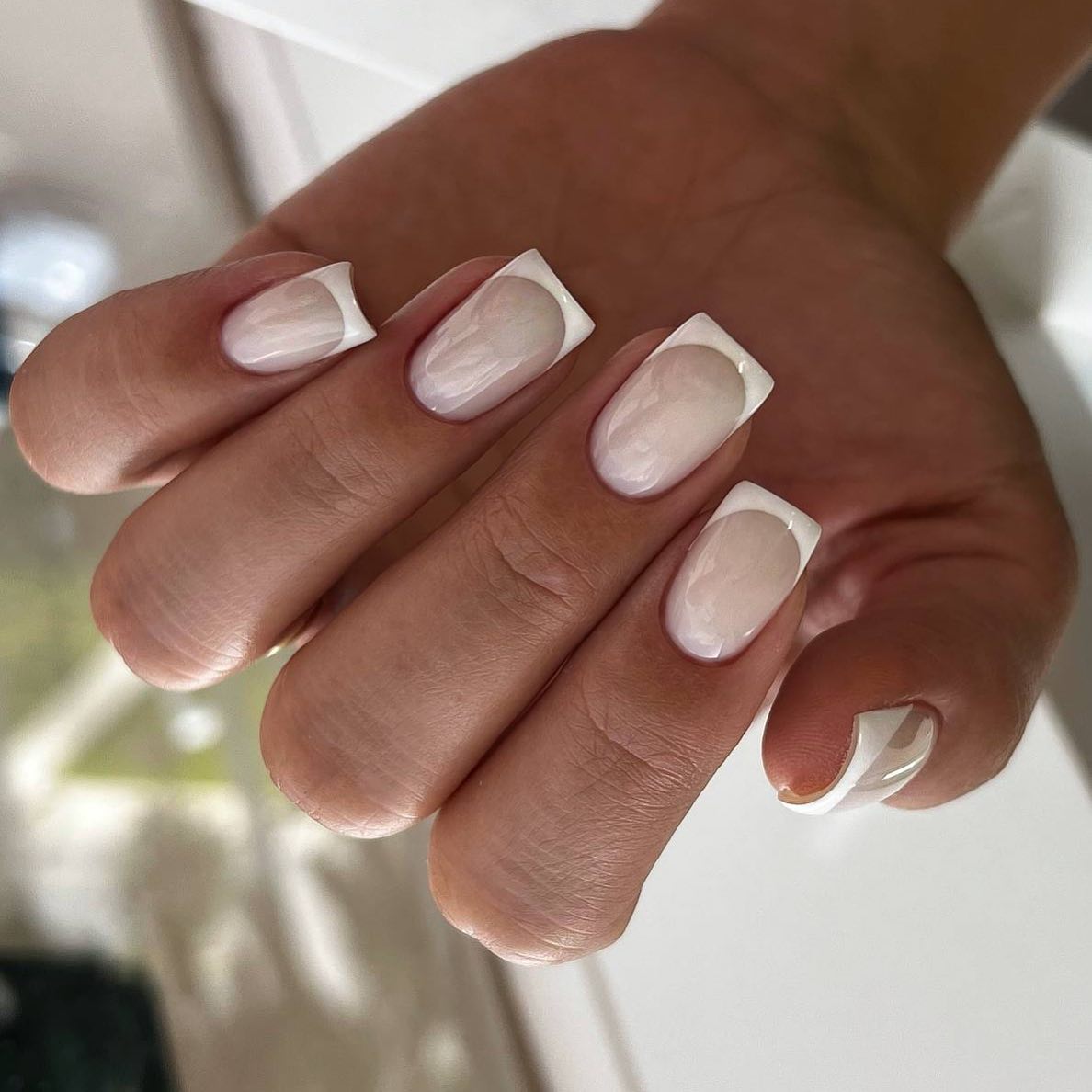 Elegant French Tip Nails