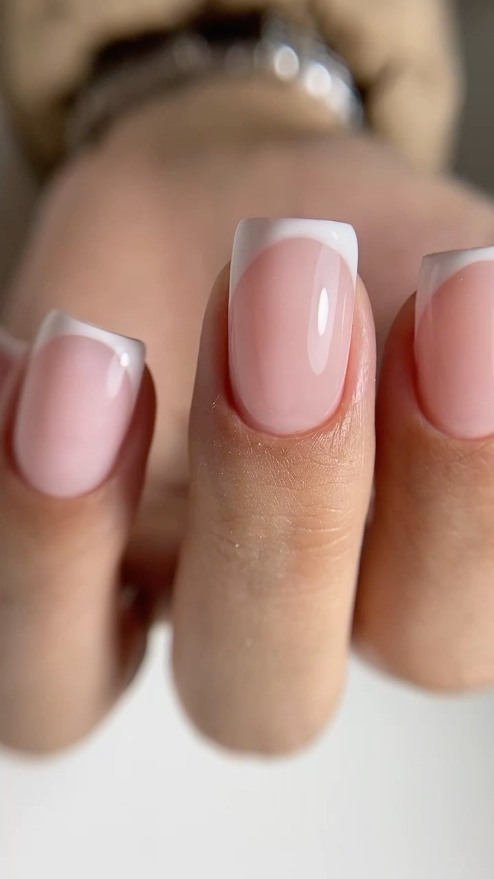 Elegant French Tip Nails