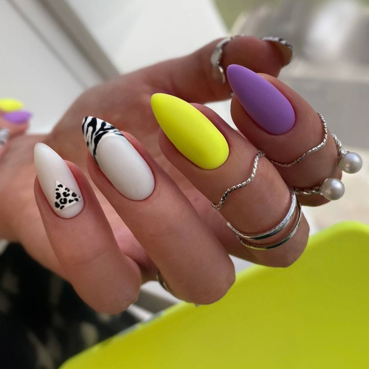 Vibrant Artistic Nails