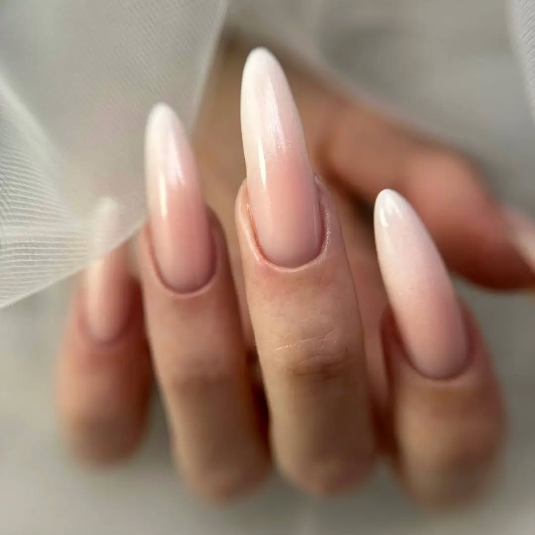 Elegant Ombre Stiletto Nails