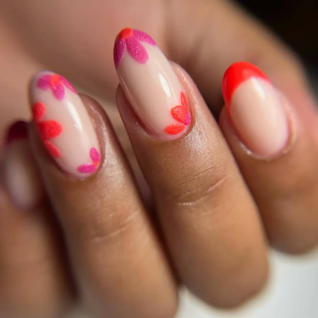 Floral Nail Art Design