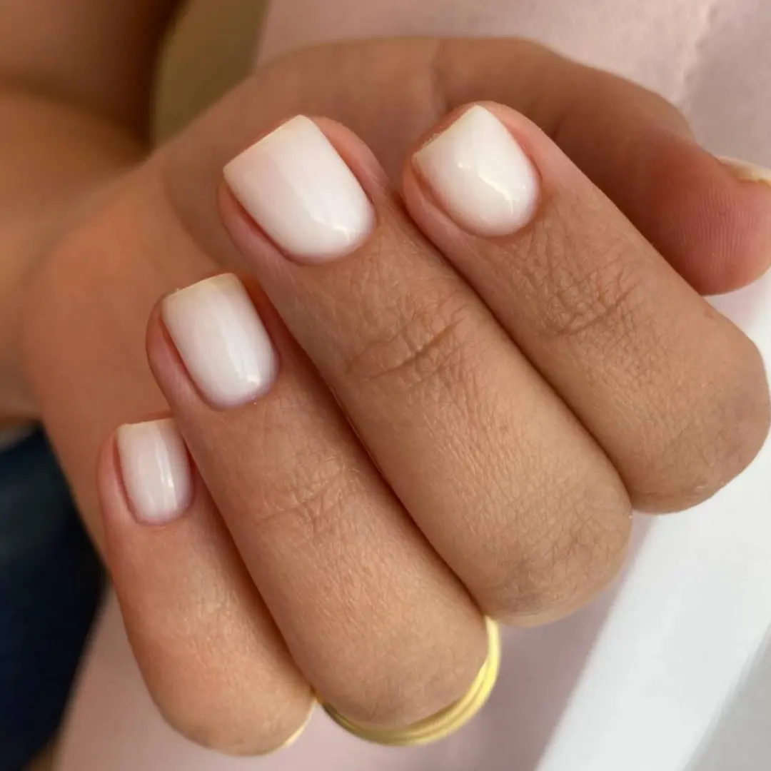 Elegant Nude Nails with Simple Finish