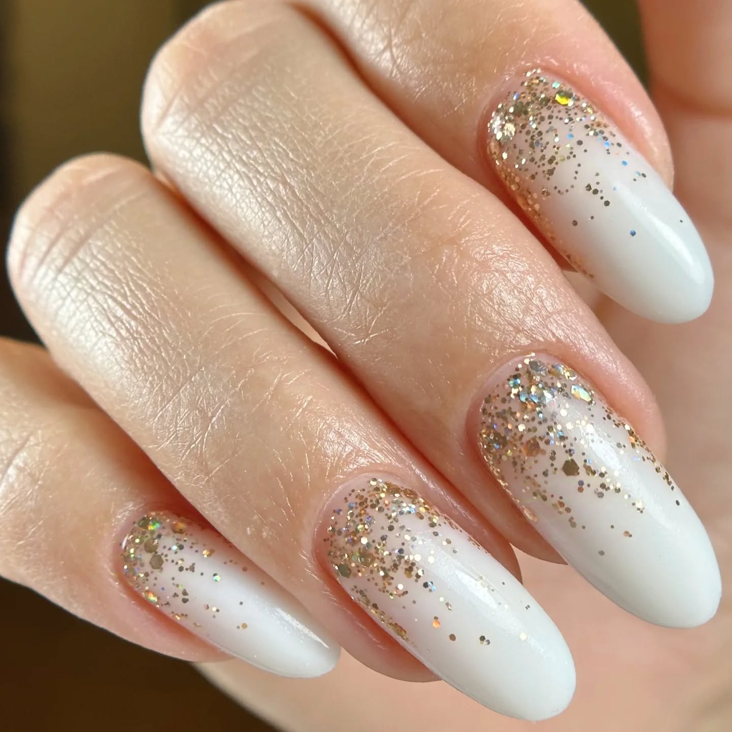 Elegant Glitter Nails