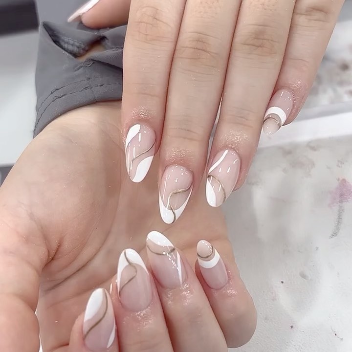 Elegant Artistic Nail Design