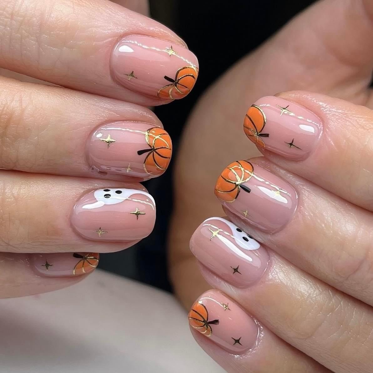 Halloween Themed Nail Art