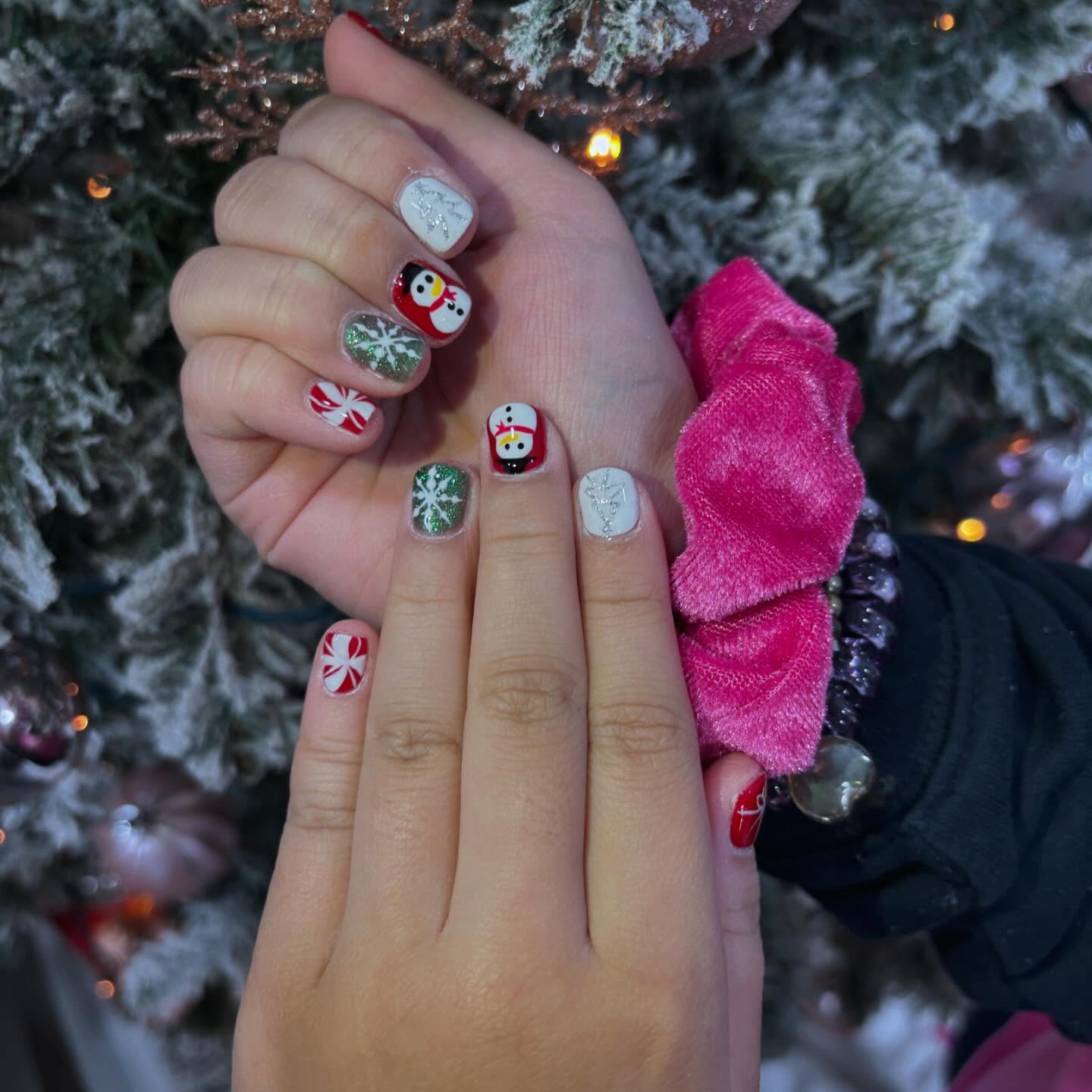 Festive Holiday Nail Art