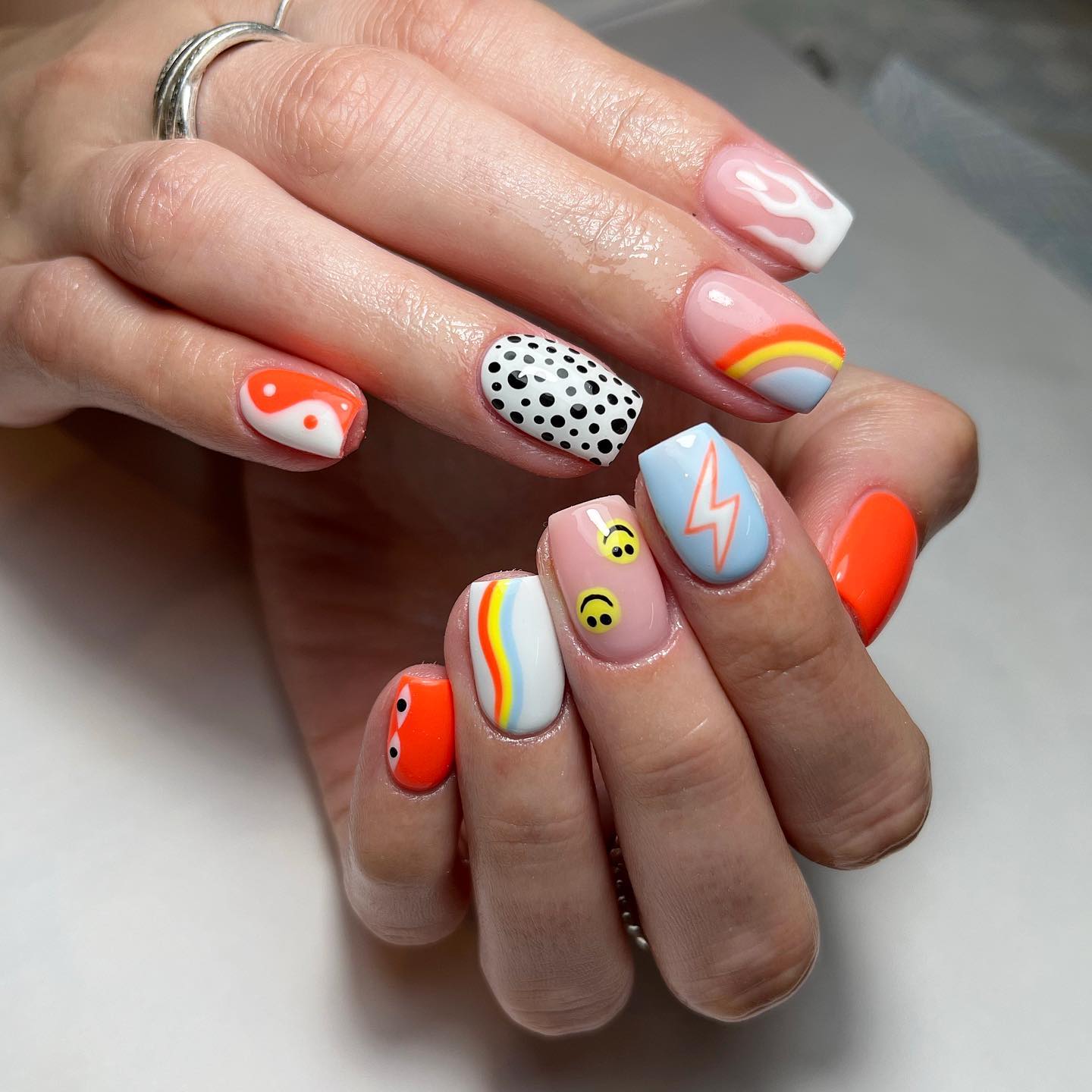 Colorful Artistic Nails
