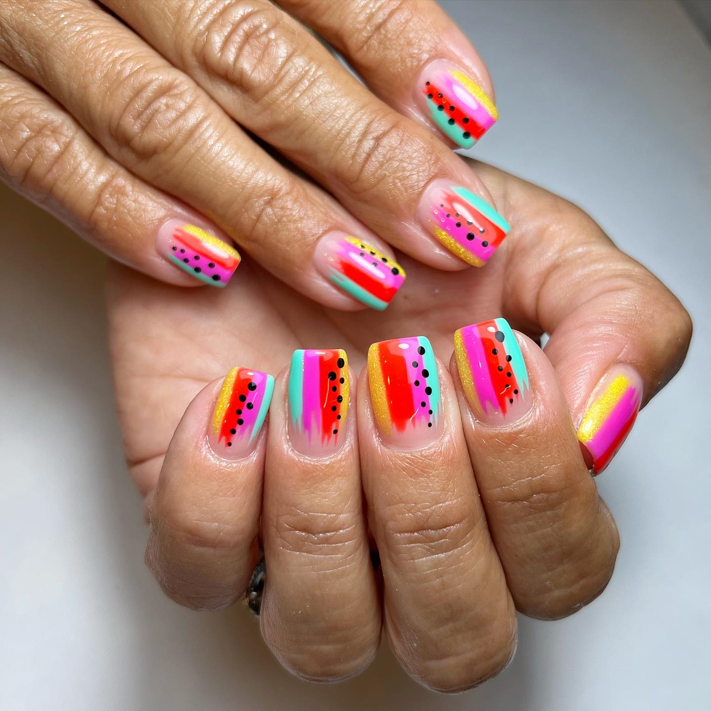 Colorful Artistic Nails