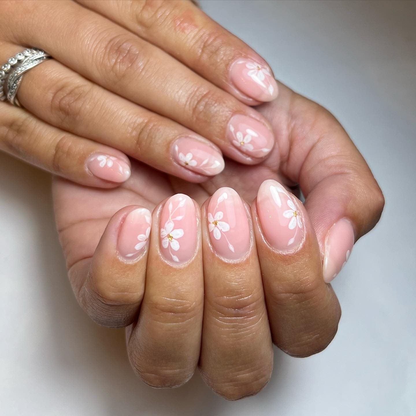 Elegant Floral Nail Art