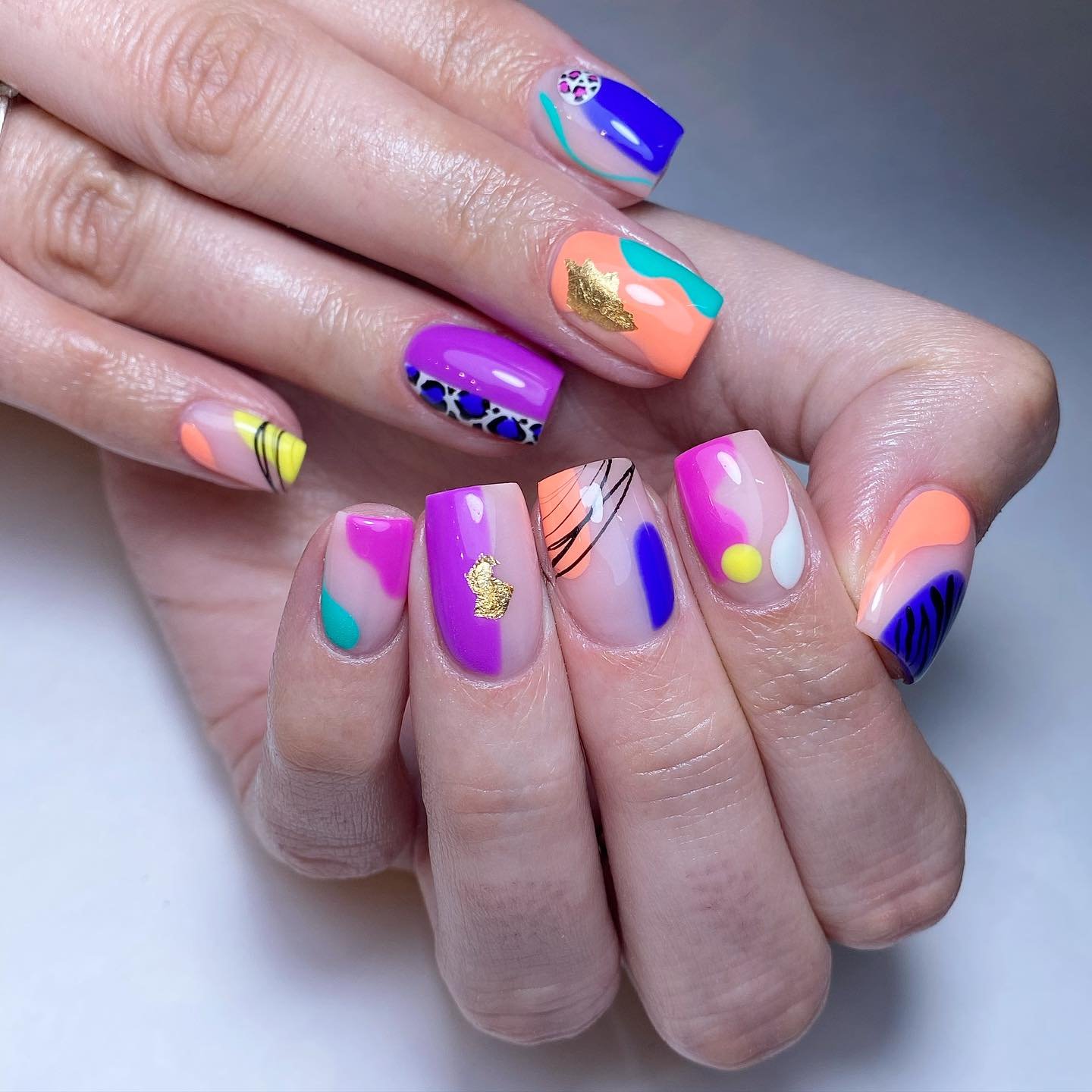 Colorful Artistic Nails
