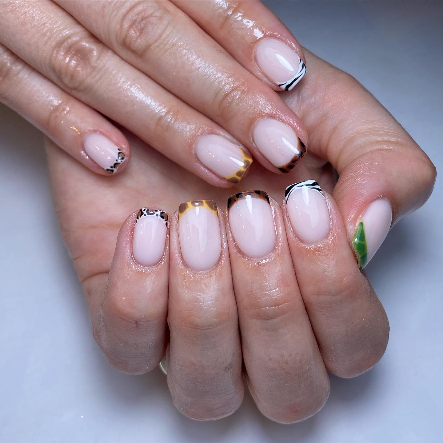 Elegant Patterned Nail Art