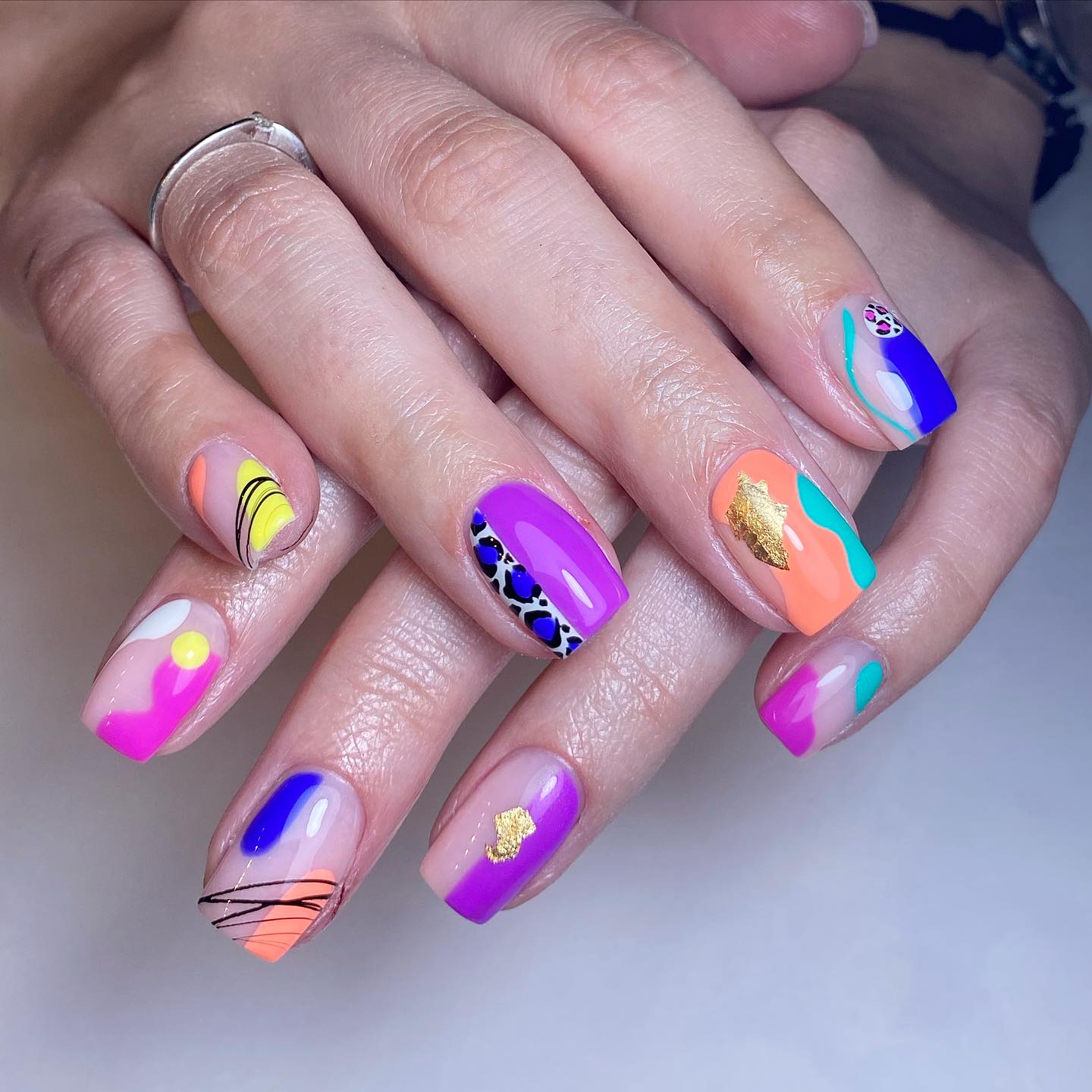 Colorful Artistic Nails