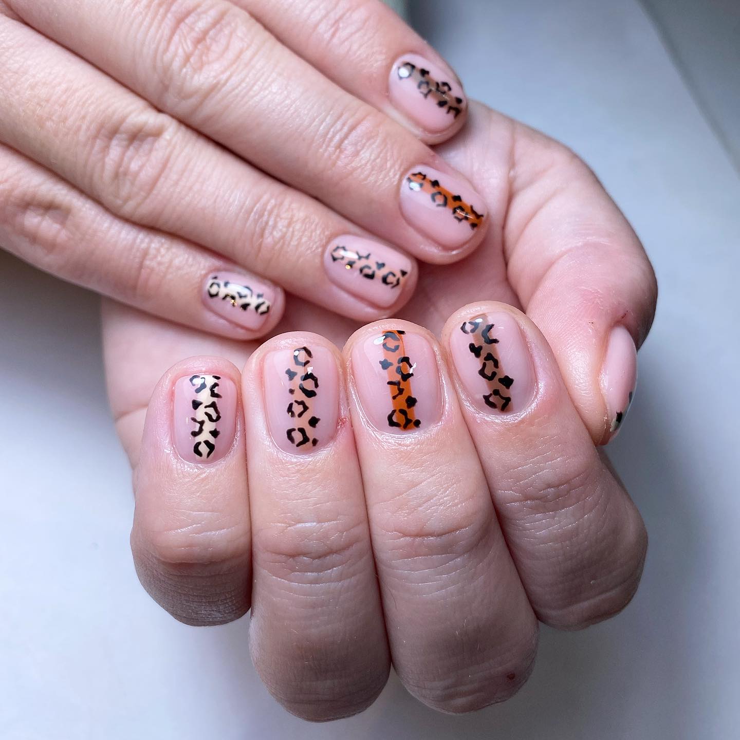 Leopard Print Nail Art