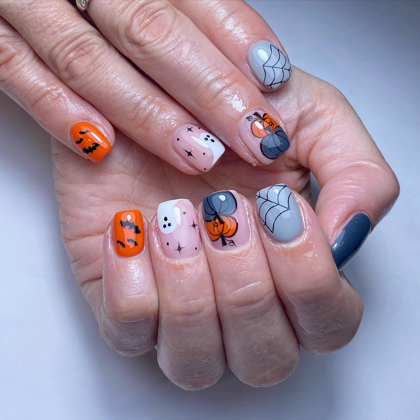 Halloween Themed Nail Art