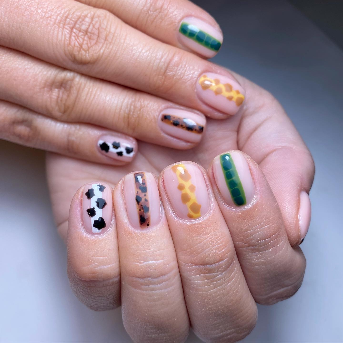Artistic Patterned Nails