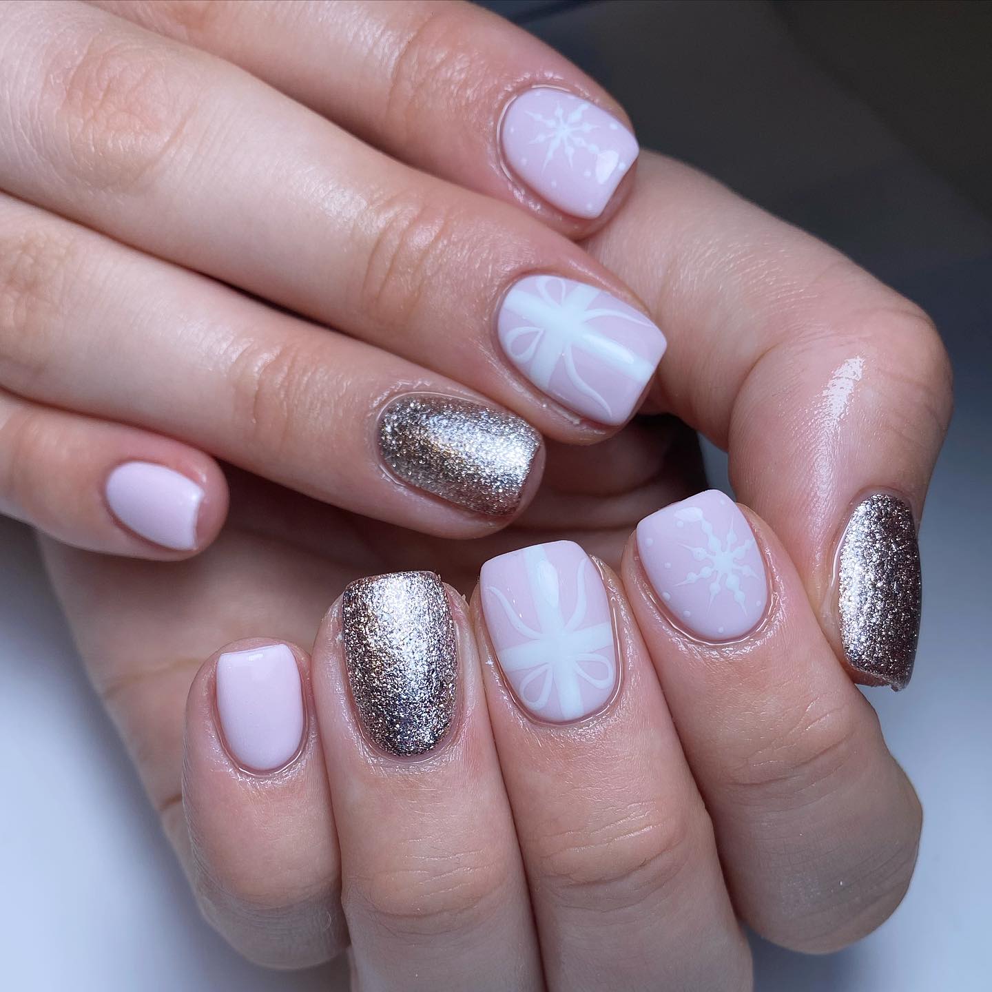 Elegant Holiday Nail Art