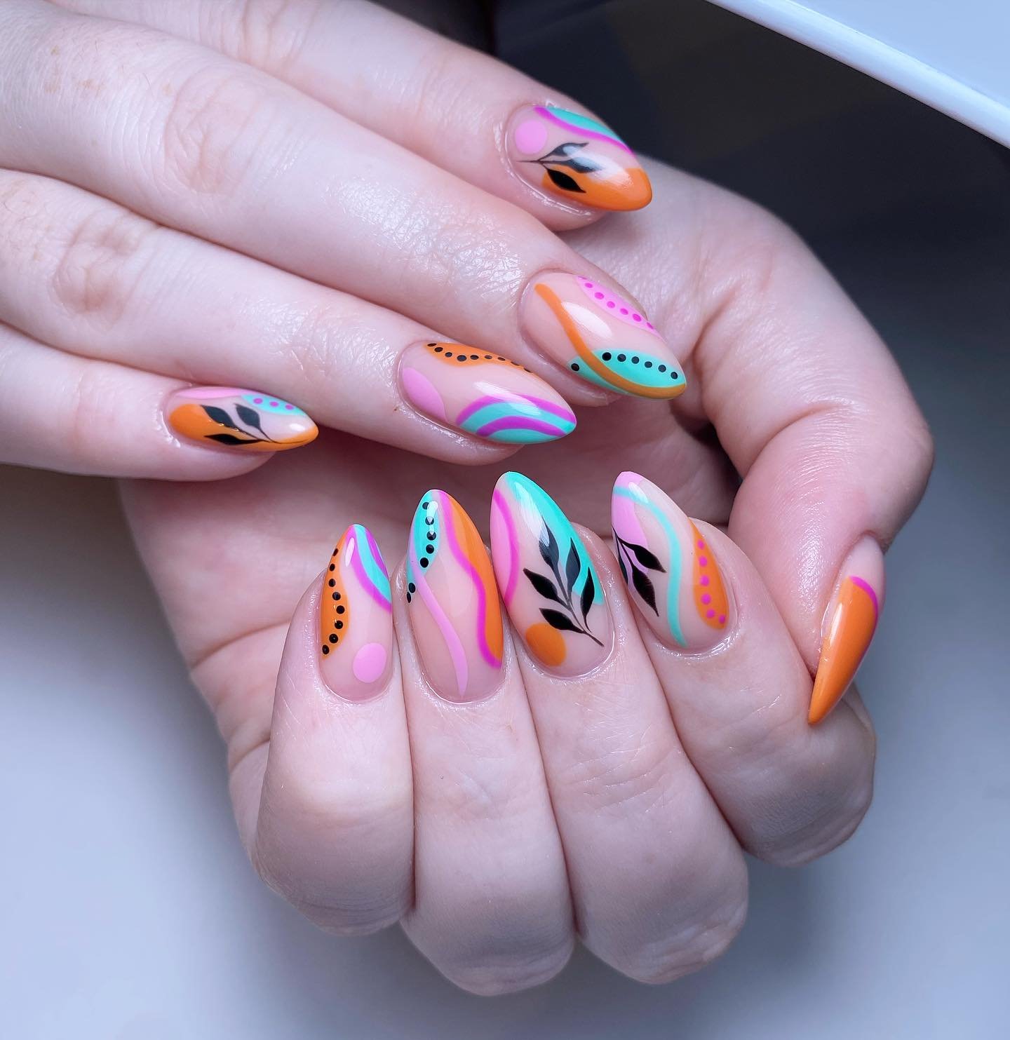 Colorful Artistic Nails