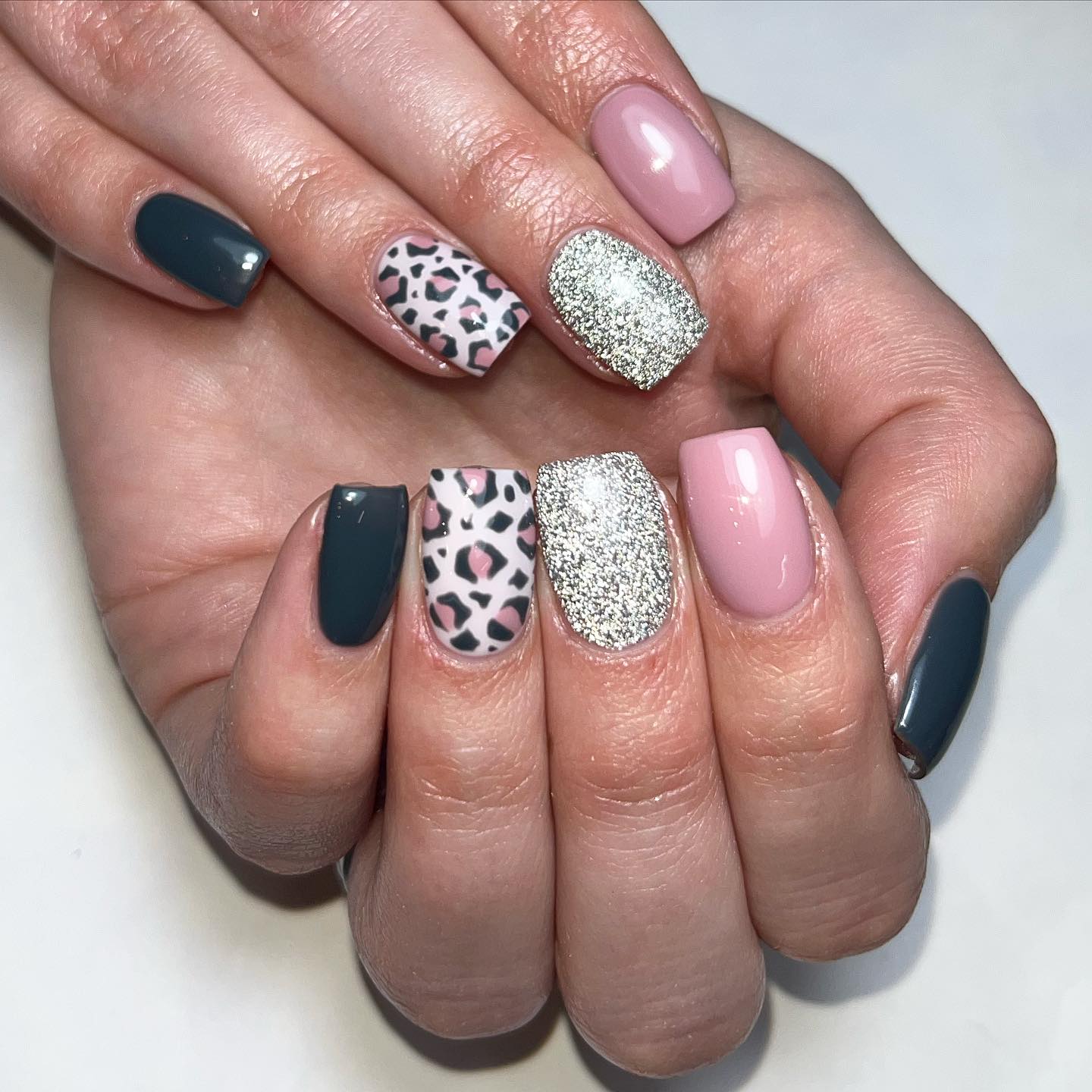 Stylish Multi-Colored Nails