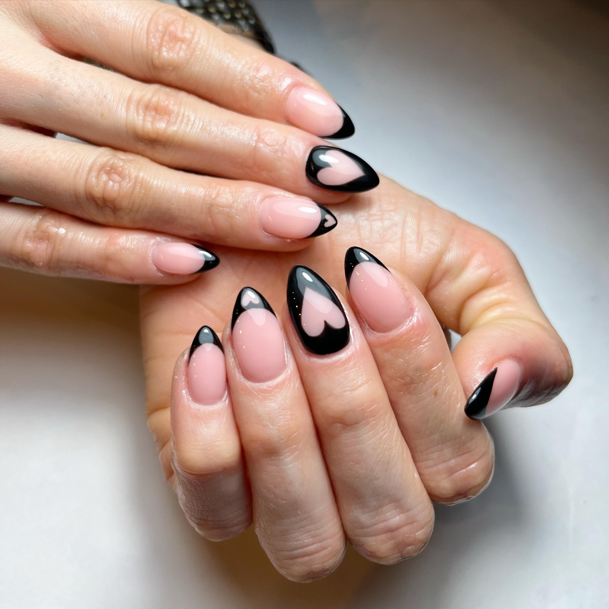 Stylish Heart Tip Nails