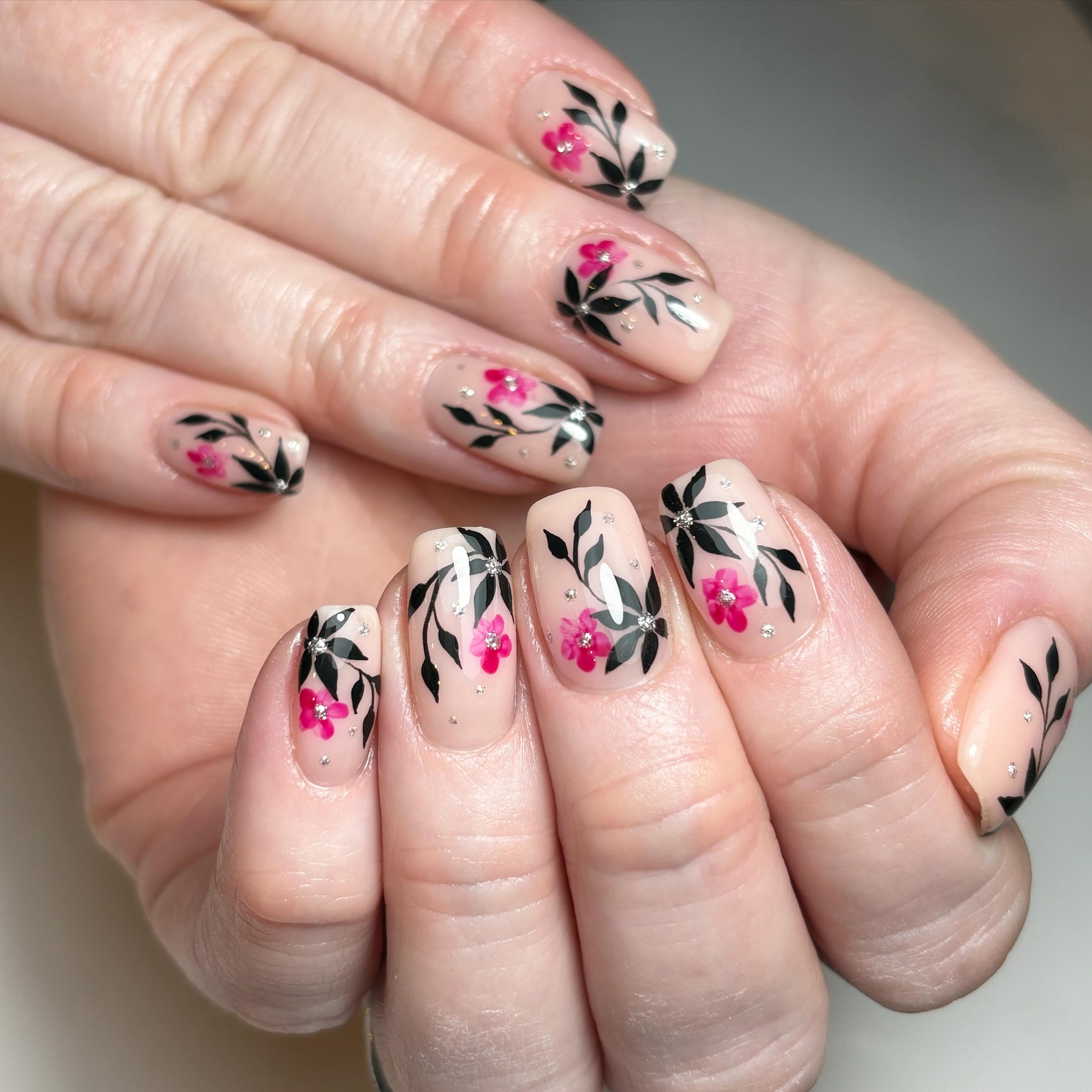 Floral Nail Art Design
