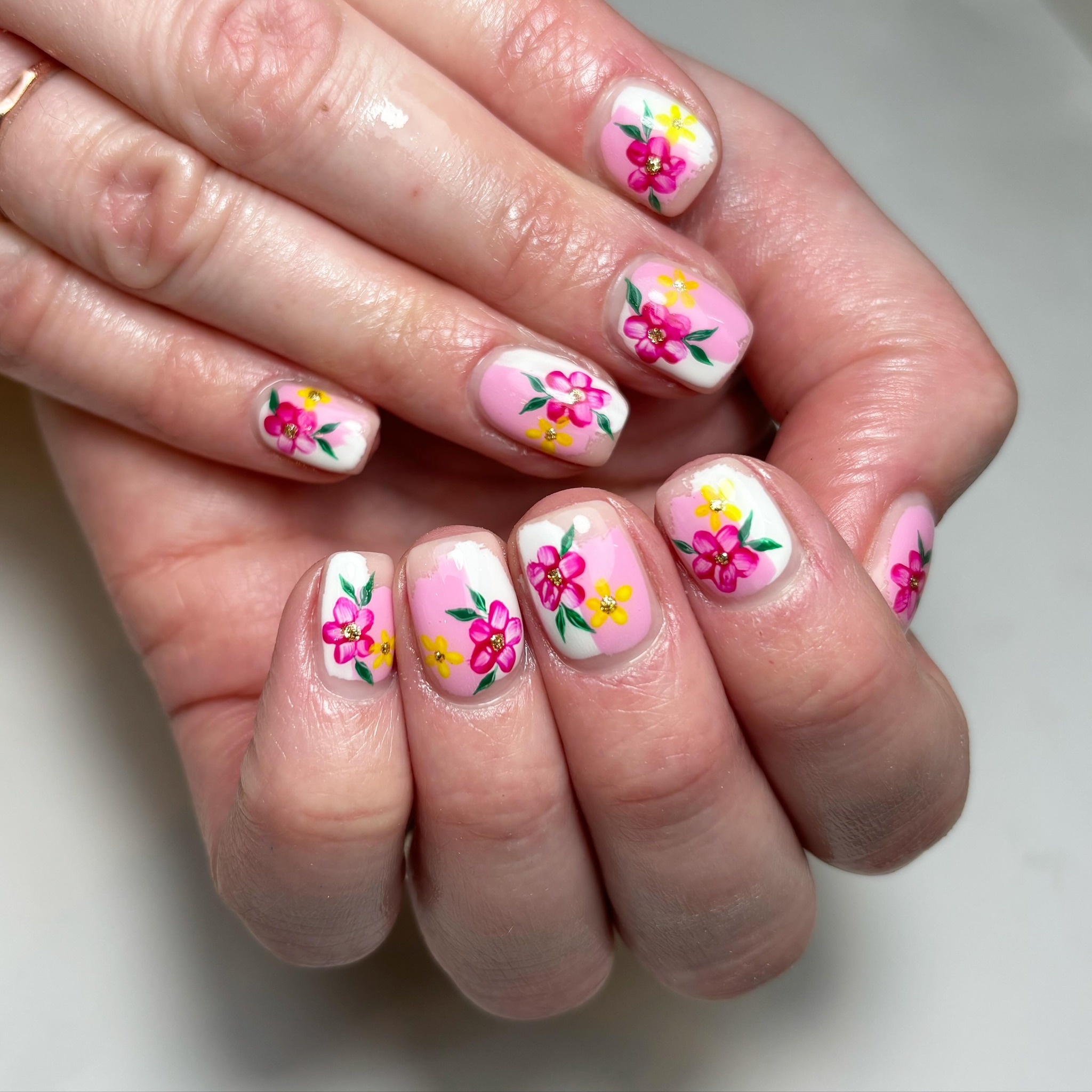 Floral Nail Art Design