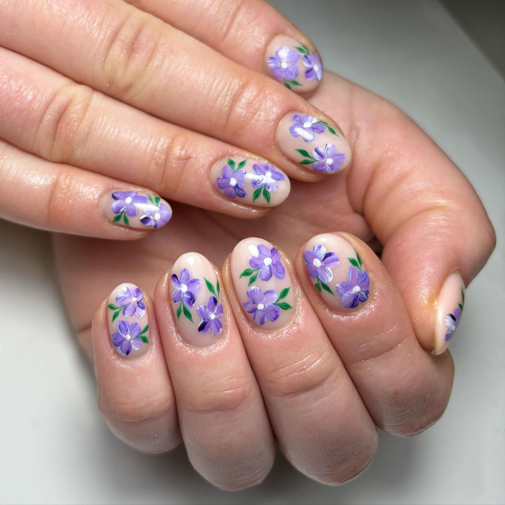 Floral Nail Art Design