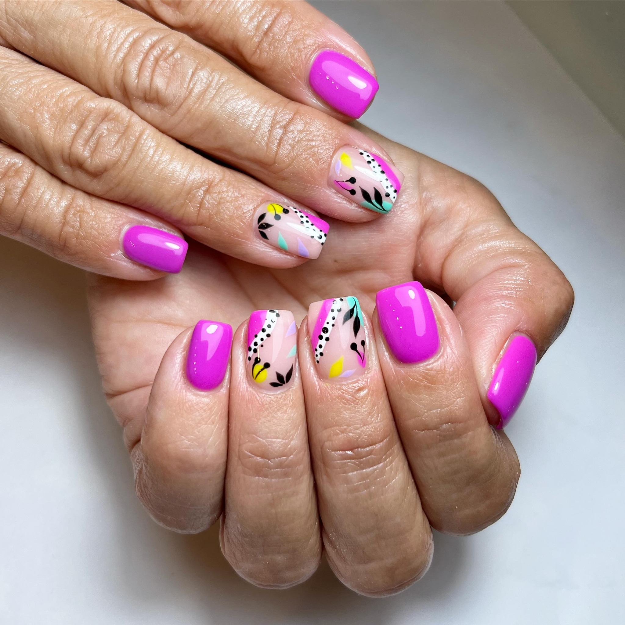 Colorful Artistic Nails