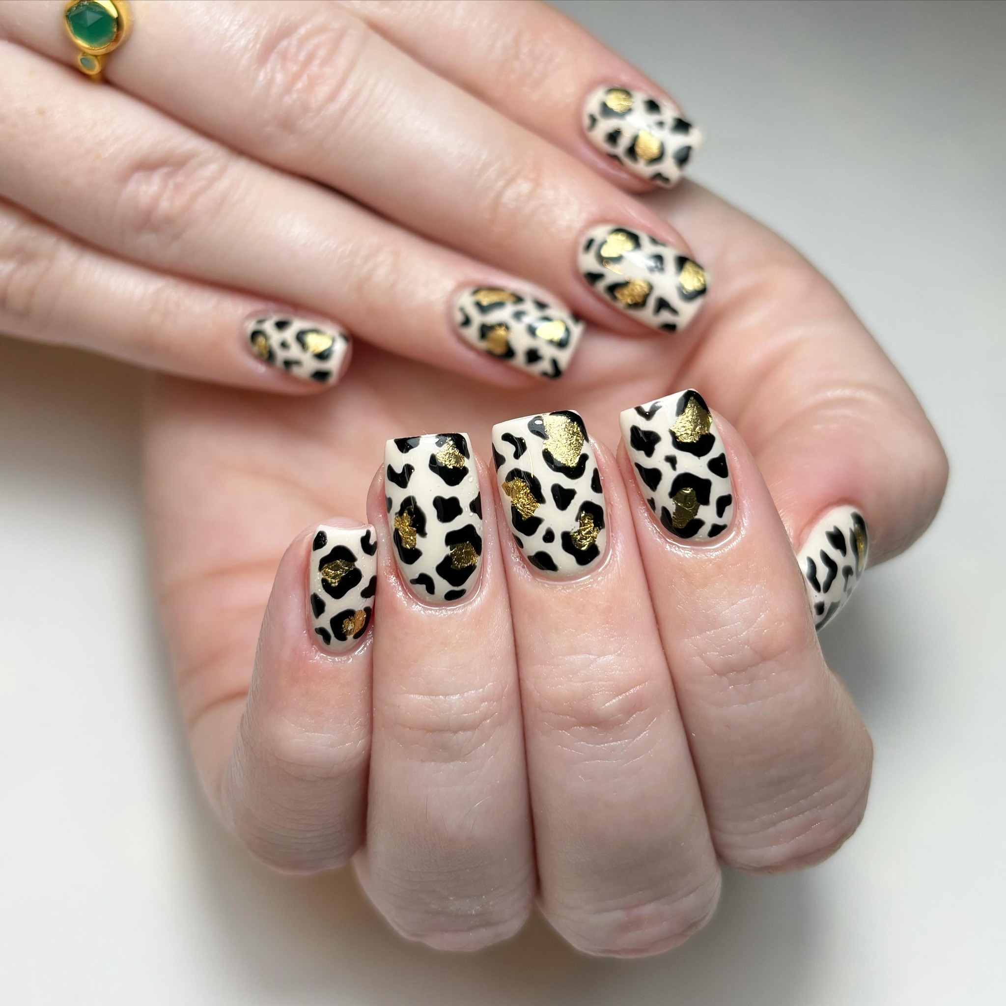 Artistic Animal Print Nails