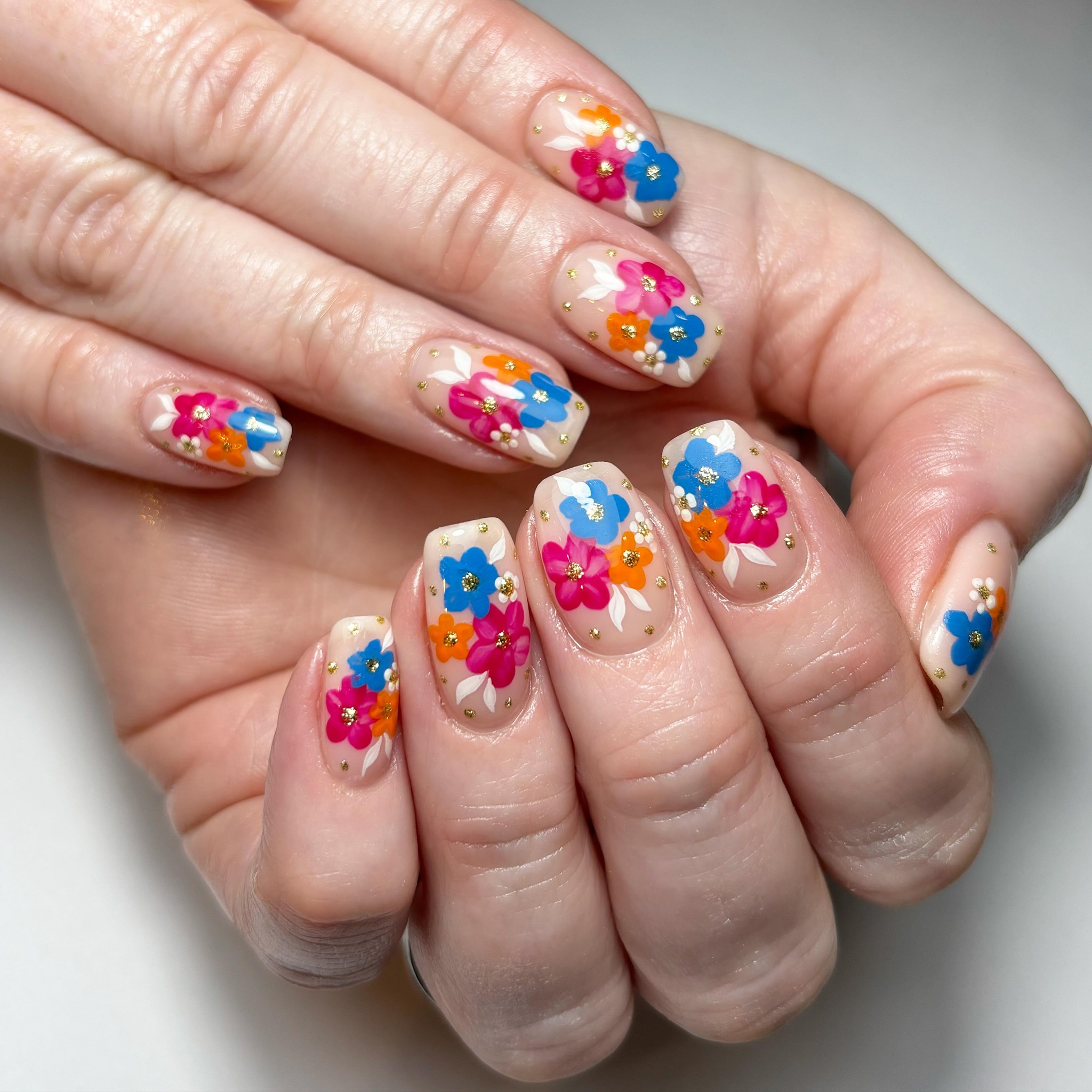 Floral Nail Art Design
