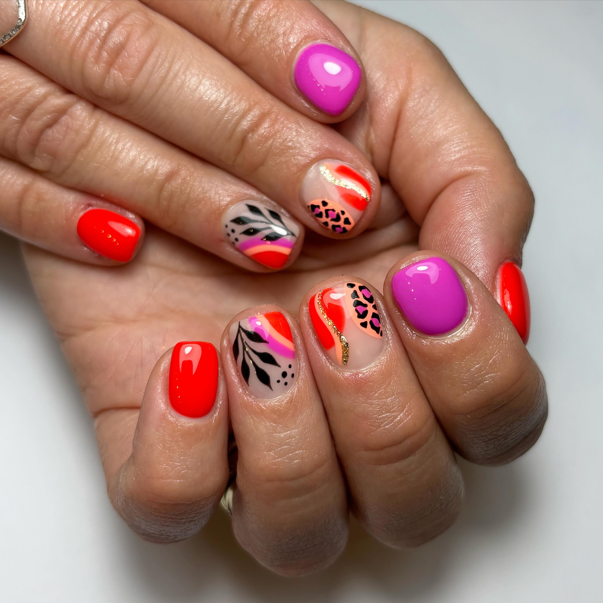 Colorful Artistic Nails