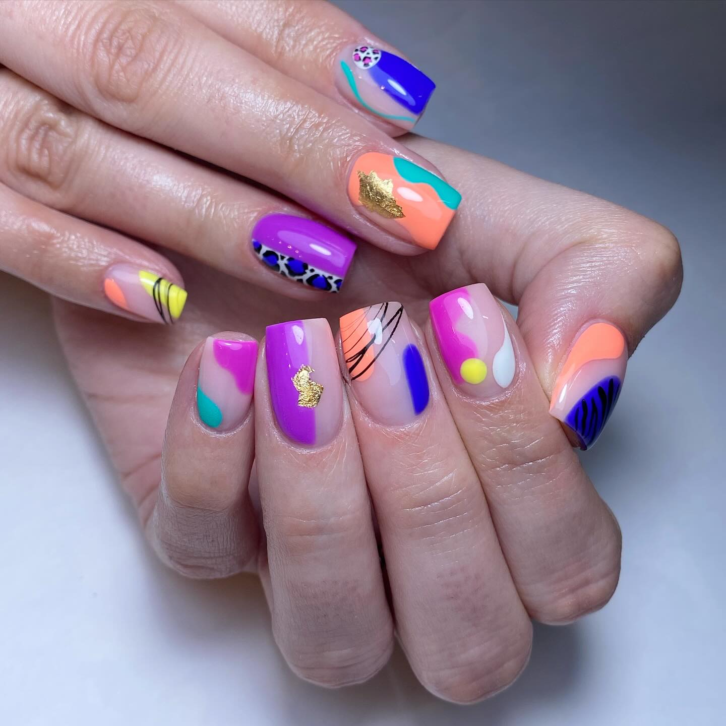 Colorful Artistic Nails
