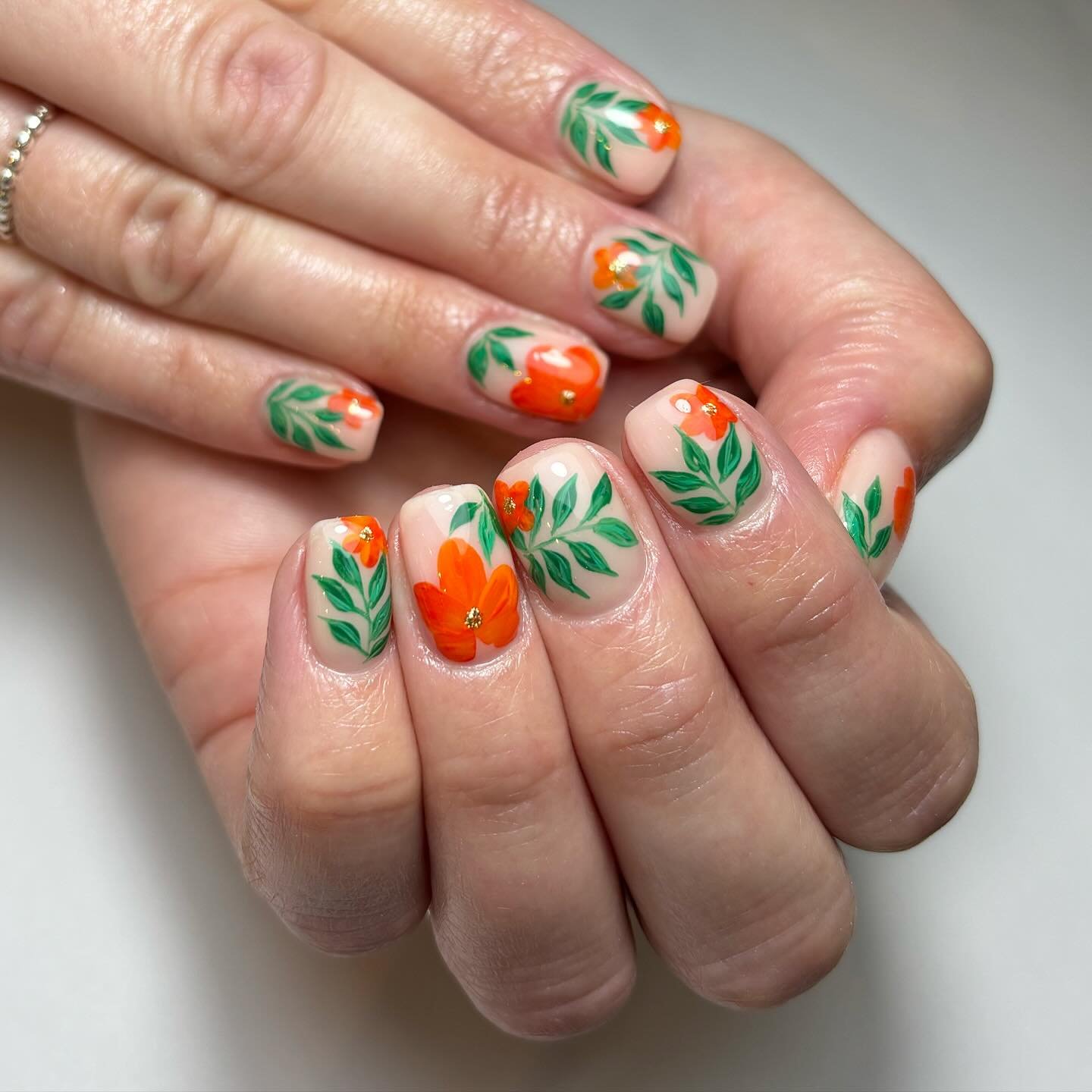 Floral Nail Art Design