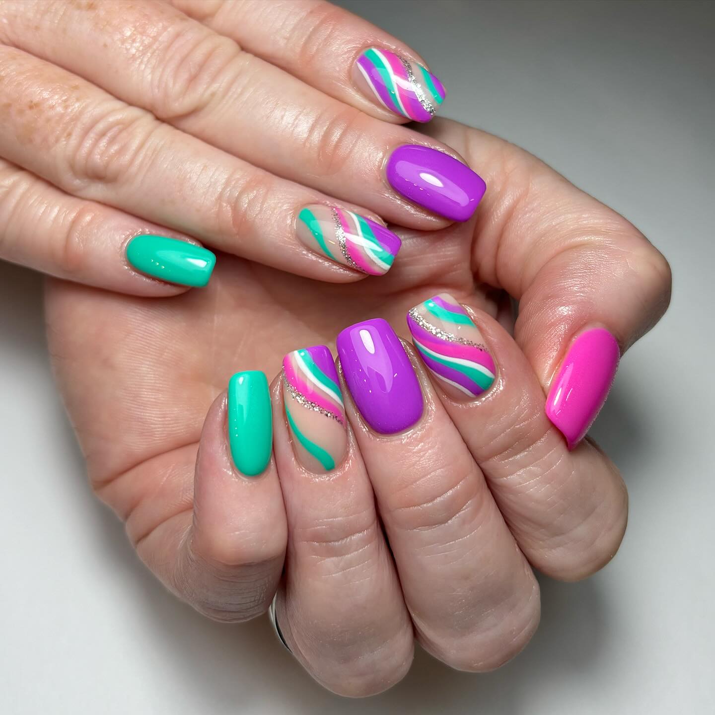 Colorful Artistic Nails