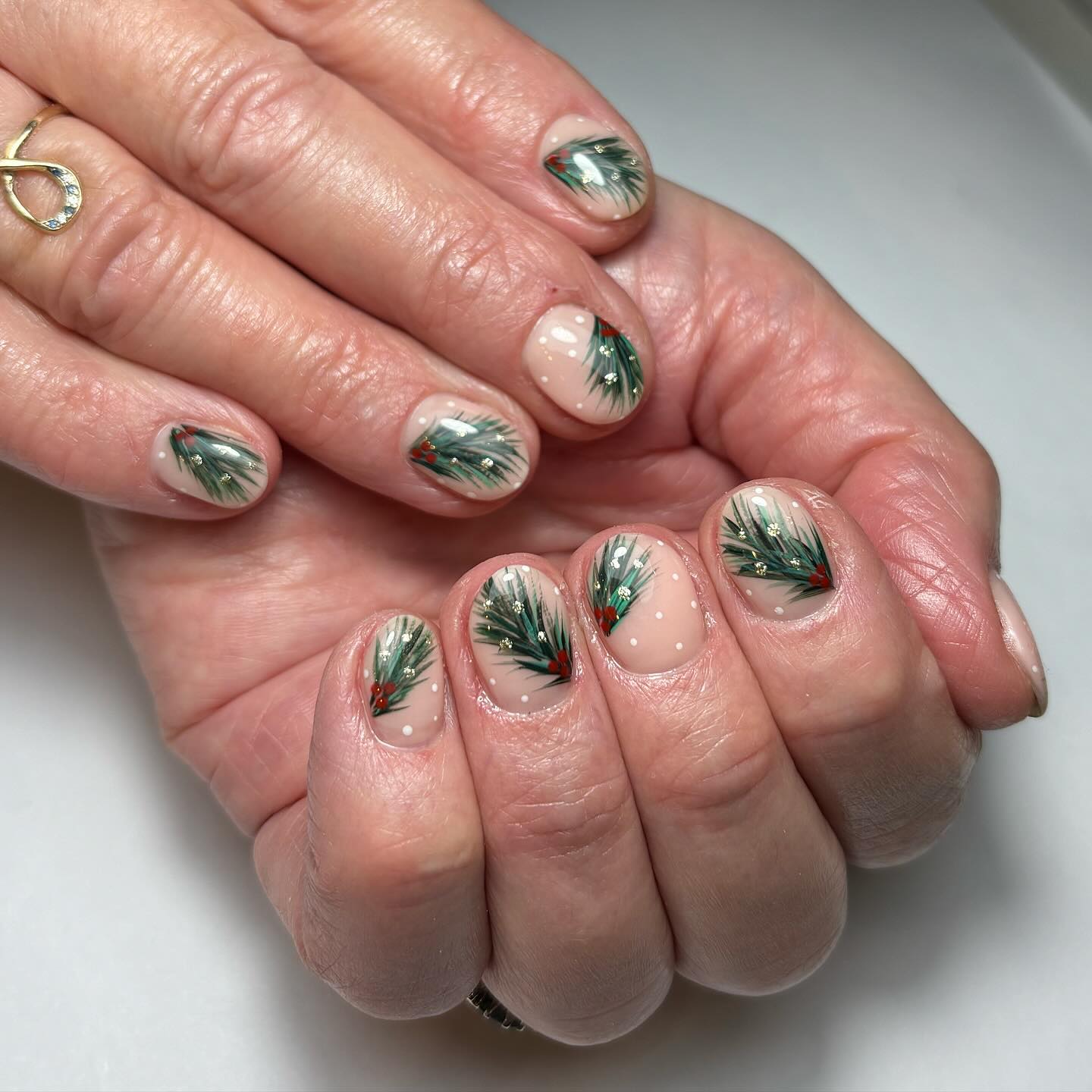 Artistic Holiday Nails