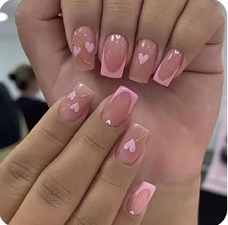 Valentine's Day Themed Nails