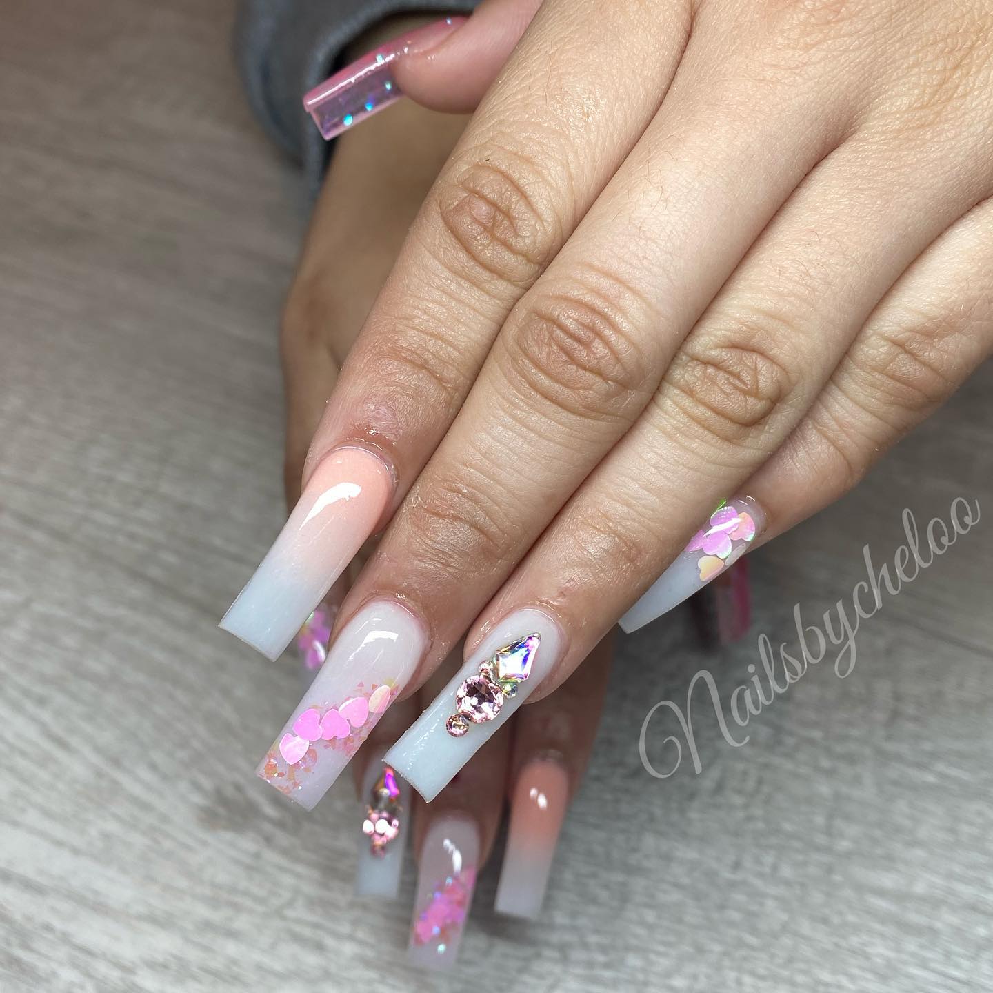 Elegant Ombre Nail Design