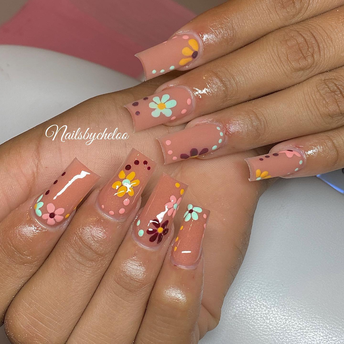 Floral Nail Art