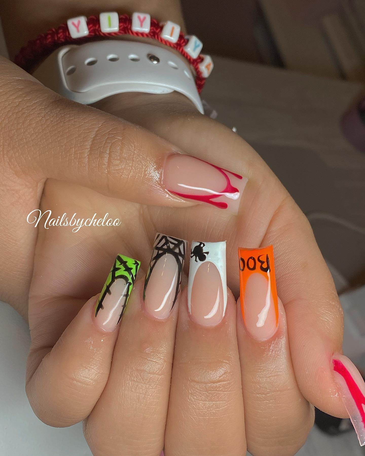 Halloween Themed Nails
